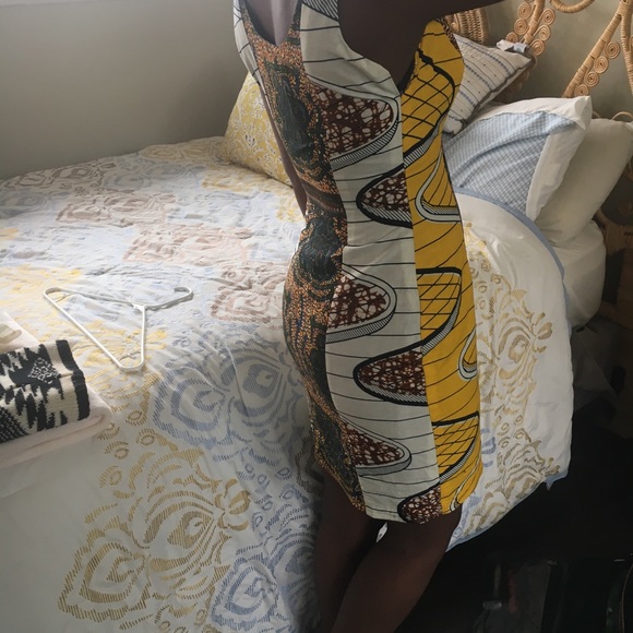 Beautiful Handmade Africa print sexy dress - Picture 2 of 8